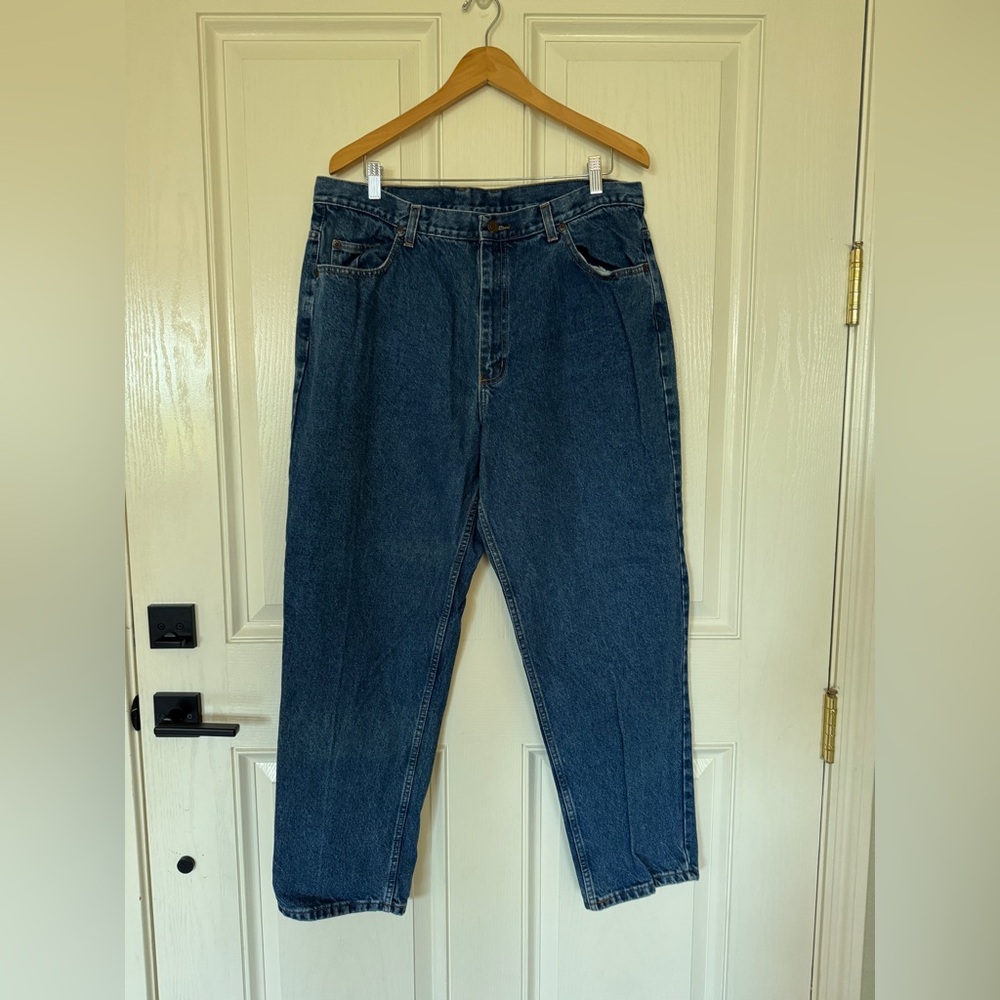 Classic Blue Denim Jeans Flying A Jeanswear by Flyers 38/30